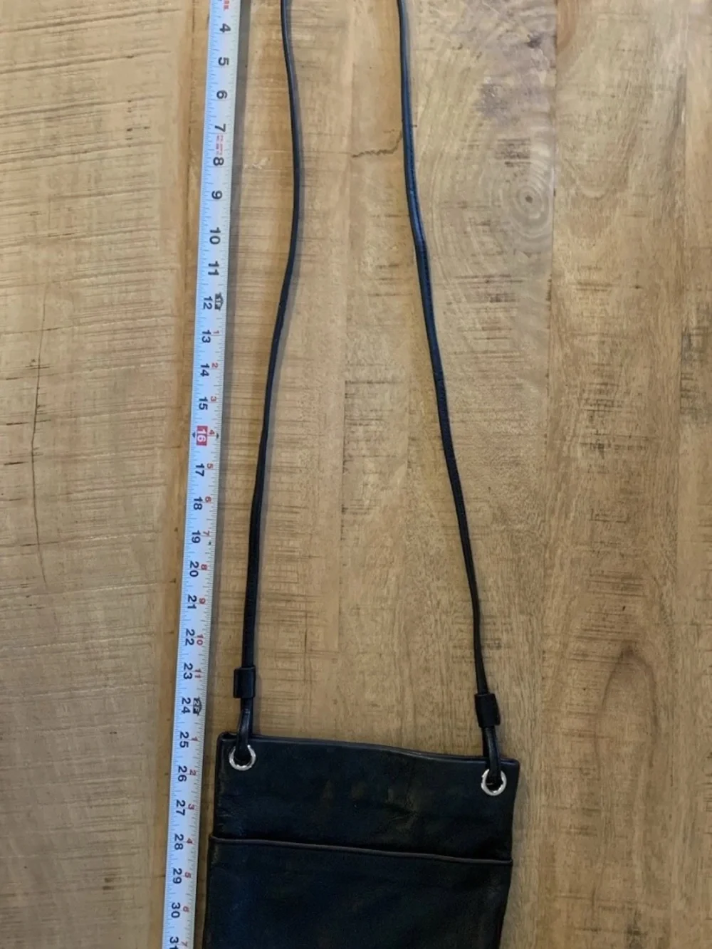 Margot Minimalist Black Leather Crossbody Bag designer chic
